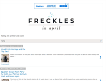 Tablet Screenshot of frecklesinapril.com